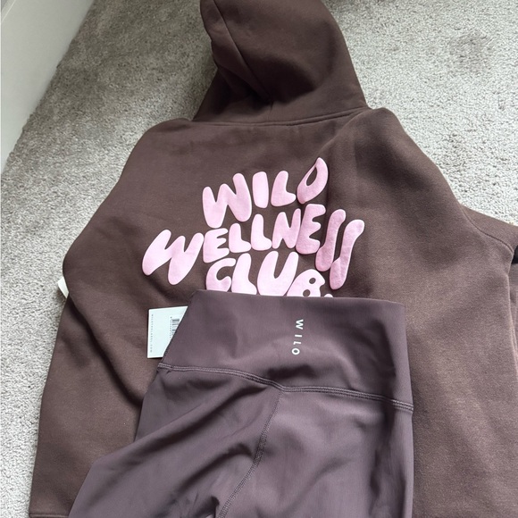 NWT Wilo/Anthropologie 2 pc set   - Dark Brown - Picture 4 of 4